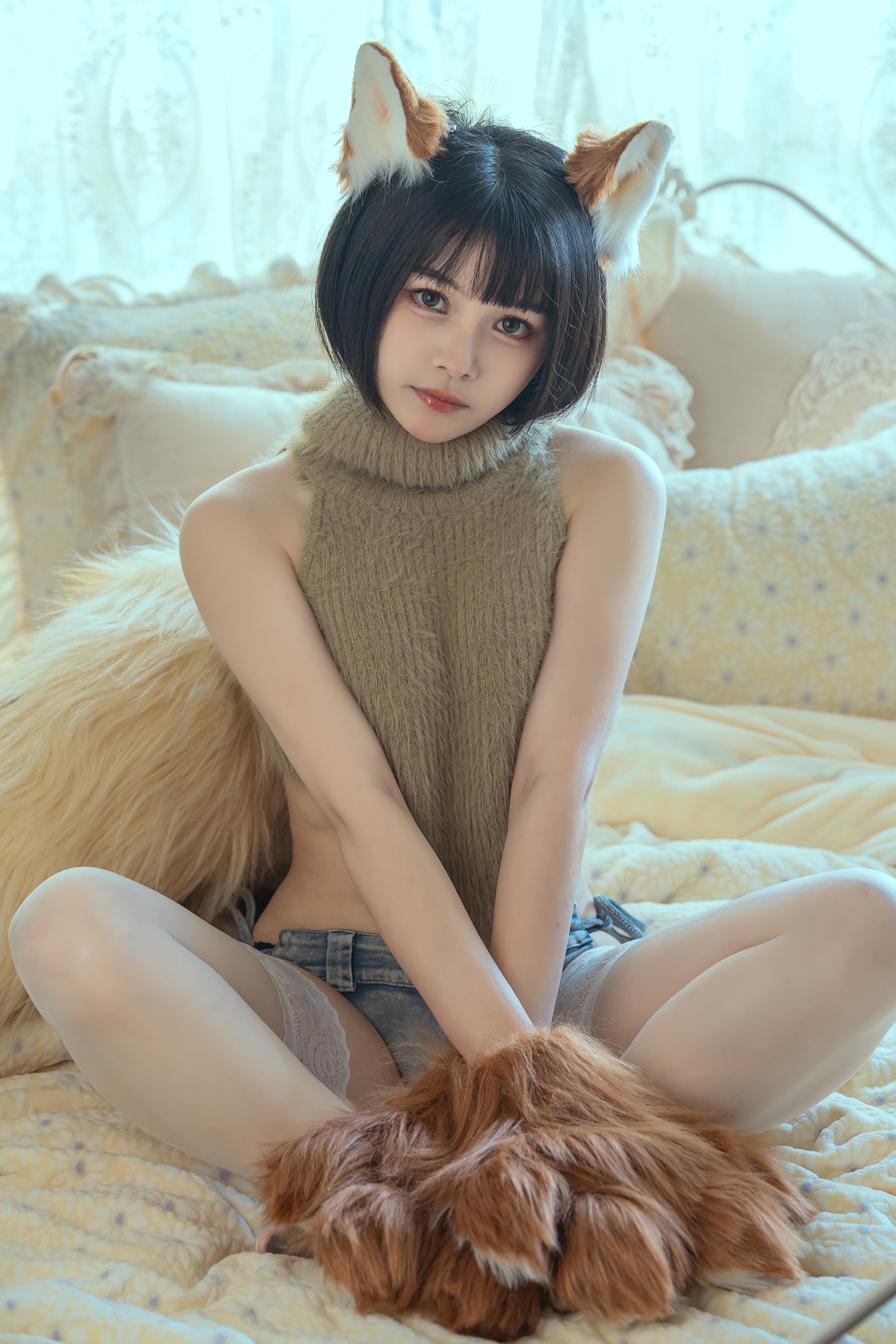 图片[1]-七月喵子 – NO.031 幻想兽娘集-日食本-牙牙[26P]-XikXak